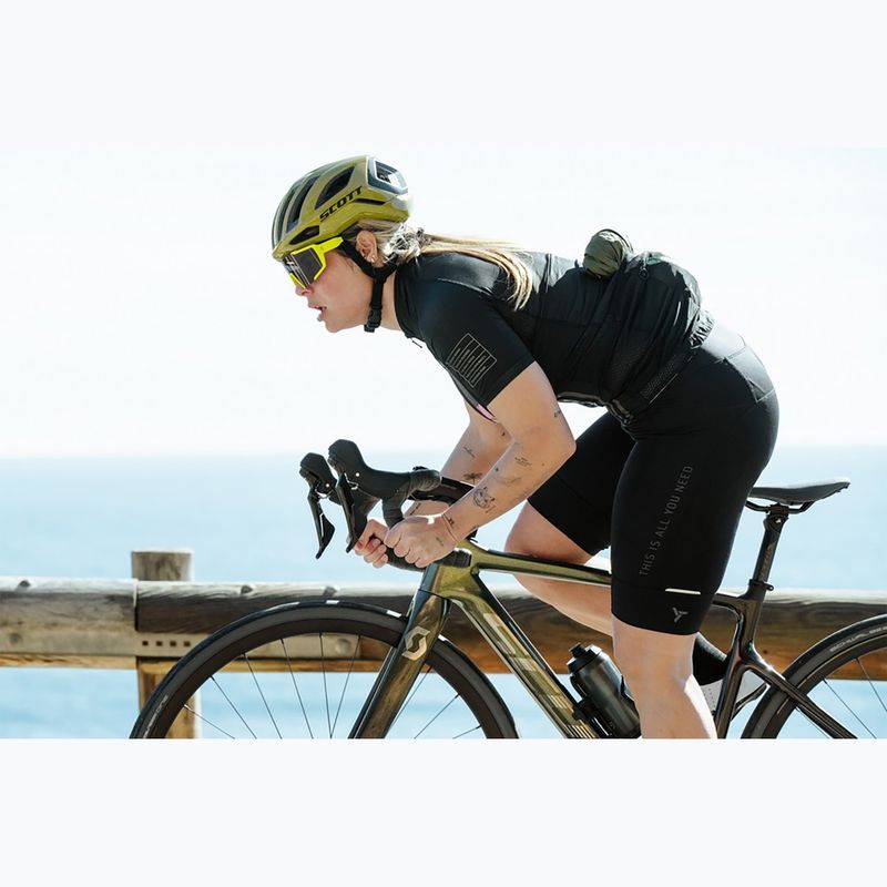 SILVINI women's cycling jersey Calnia black/charcoal 3