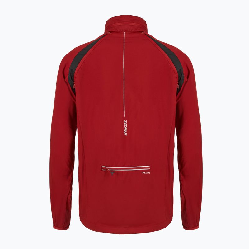 Men's cycling jacket SILVINI Vetta merlot 2