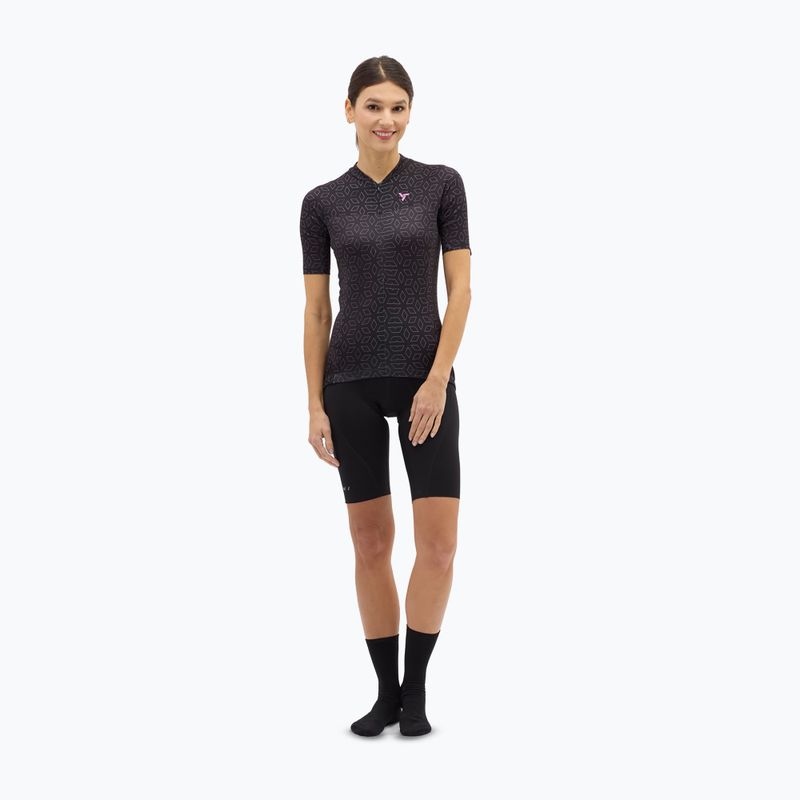 SILVINI Catirina women's cycling jersey black/blush 2