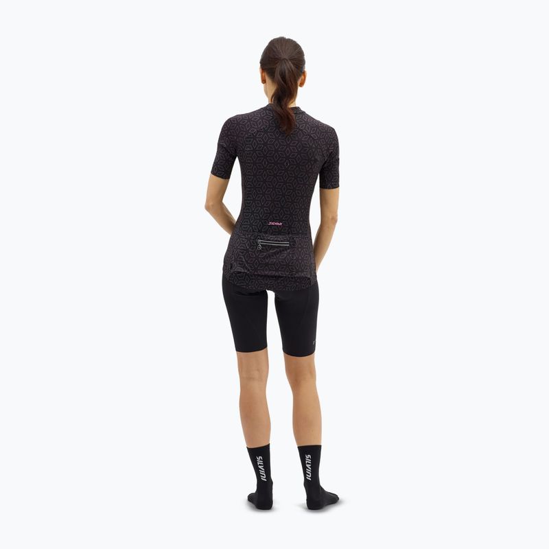 SILVINI Catirina women's cycling jersey black/blush 4