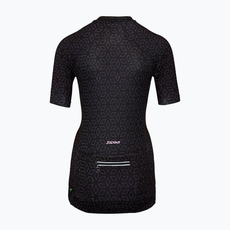 SILVINI Catirina women's cycling jersey black/blush 6