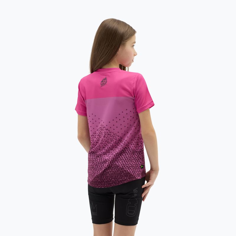 SILVINI children's cycling jersey Denni plum/pink 3