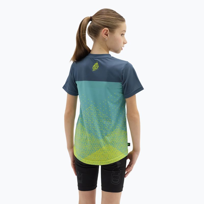SILVINI children's cycling jersey Denni neon/blue 3