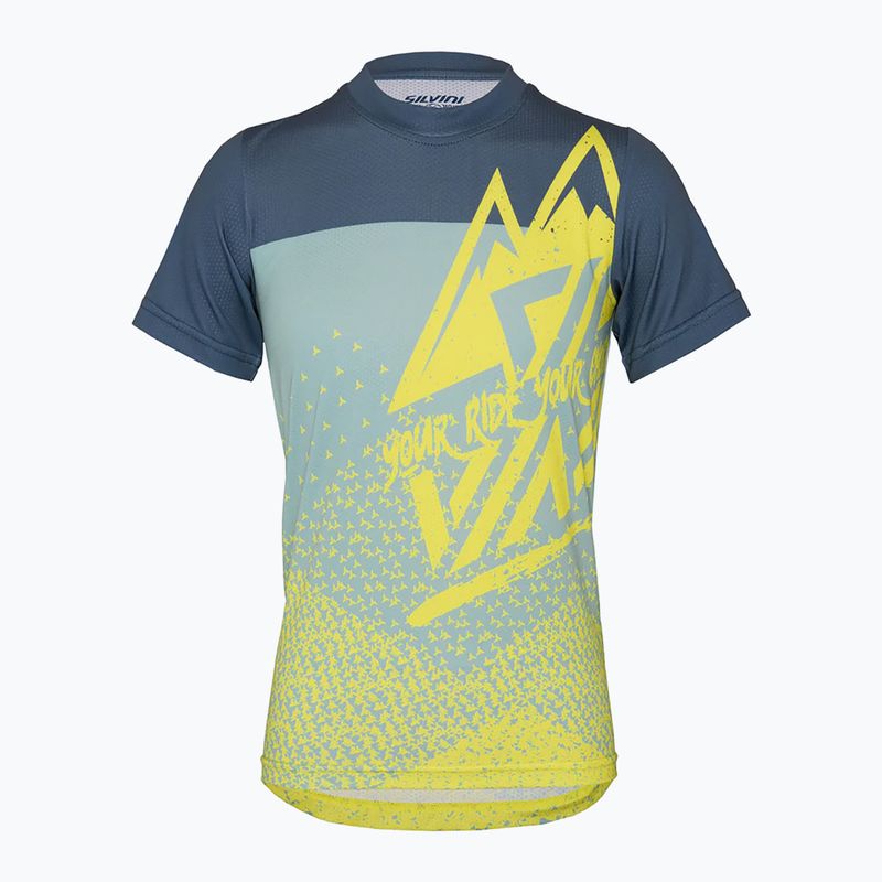 SILVINI children's cycling jersey Denni neon/blue 4