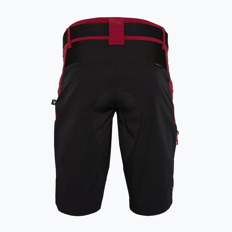 Men's SILVINI Rango Pro merlot/black cycle shorts 2