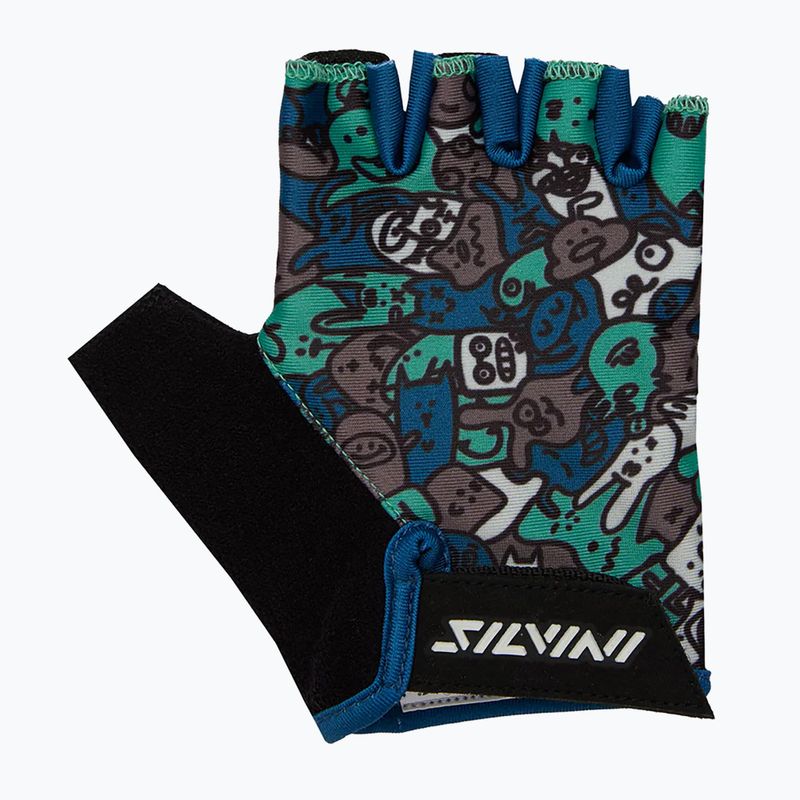 SILVINI Locri blush/green children's cycling gloves