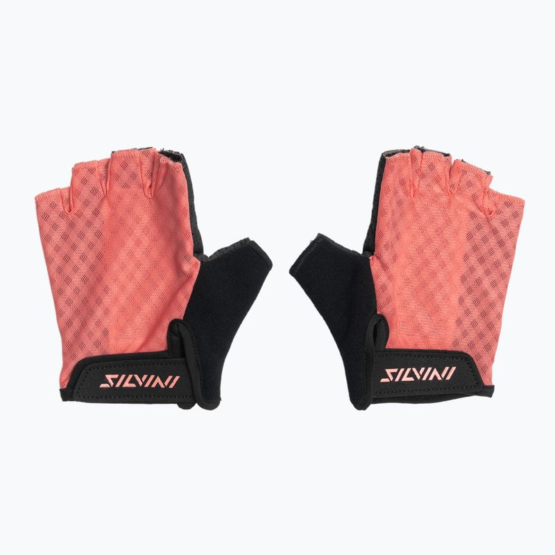Women's cycling gloves SILVINI Gaiona coral 2