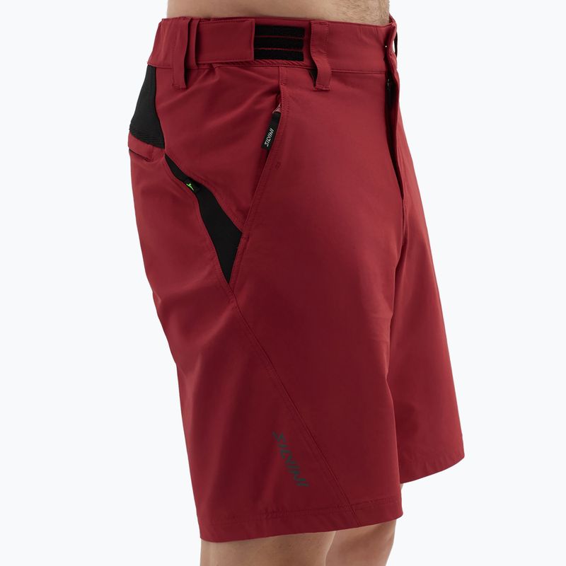 Men's cycling shorts SILVINI Elvo merlot 2