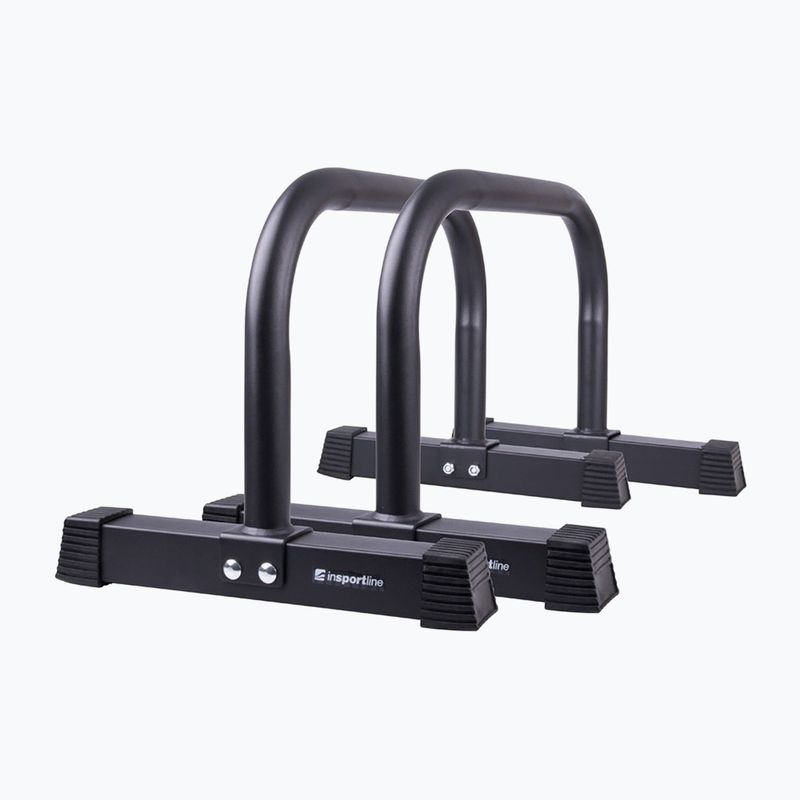 InSPORTline PU600 push-up handles black 13484