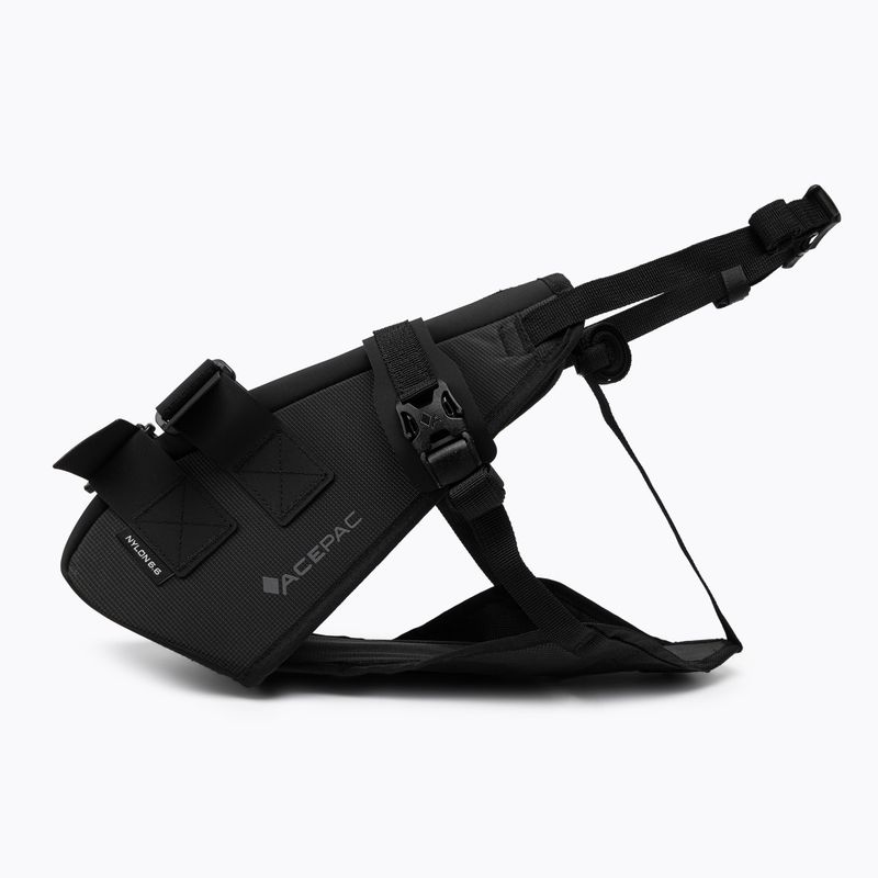 Under saddle harness for bike bag Acepac black 143004 2