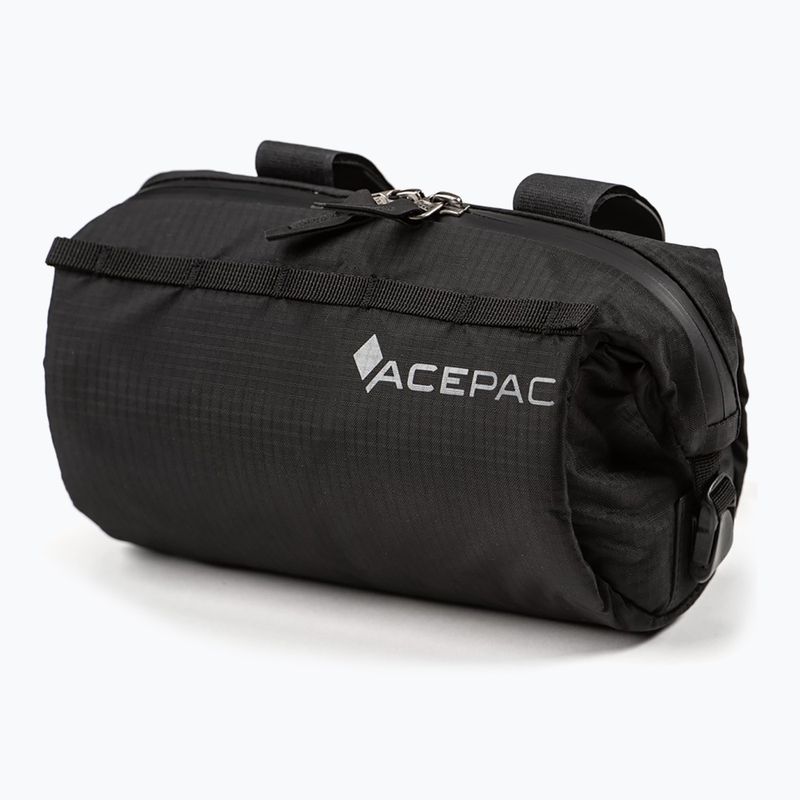Acepac Barrel MKIII 2 l black handlebar bicycle bag