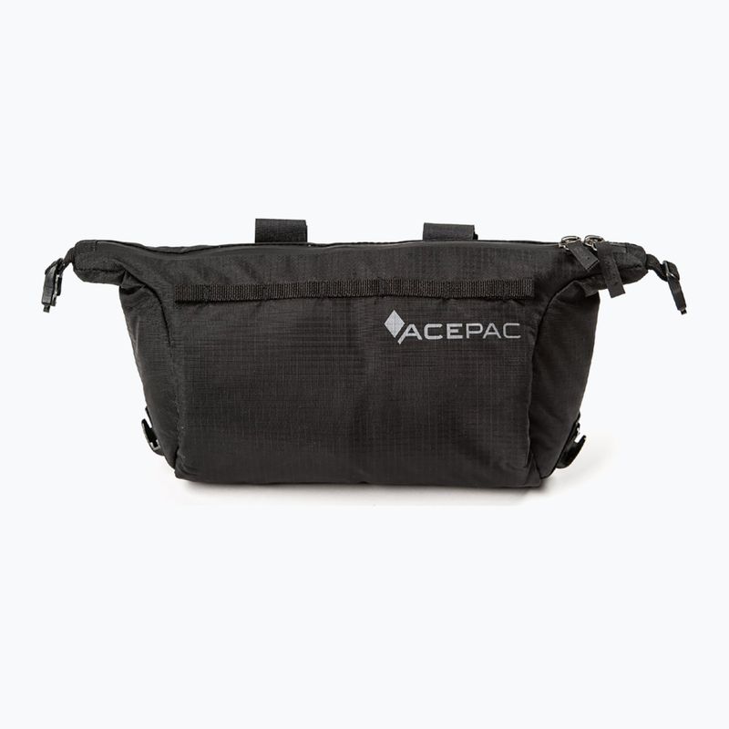 Acepac Barrel MKIII 2 l black handlebar bicycle bag 2