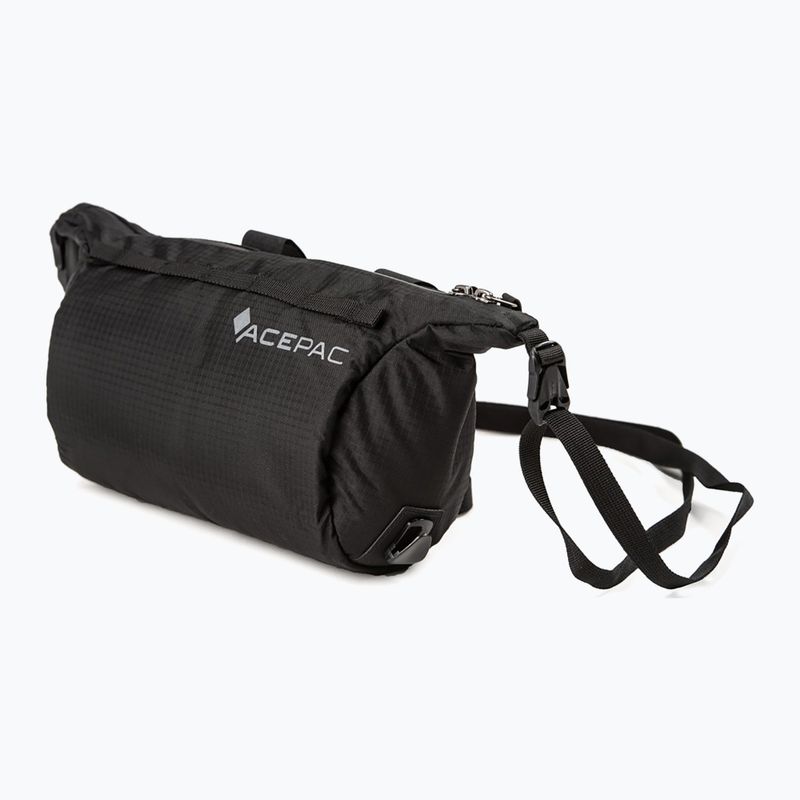 Acepac Barrel MKIII 2 l black handlebar bicycle bag 4