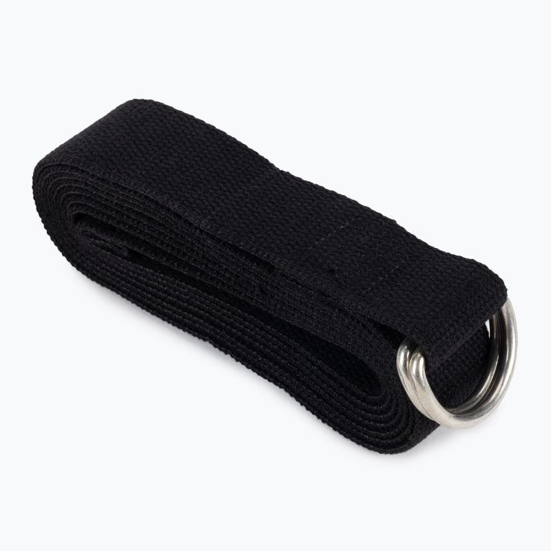 YadeYoga Strap 8' black YSB8