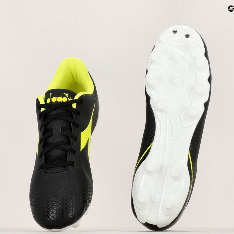 Men's Diadora Pichichi 6 MG14 black/yellow fi dd/white football boots 19