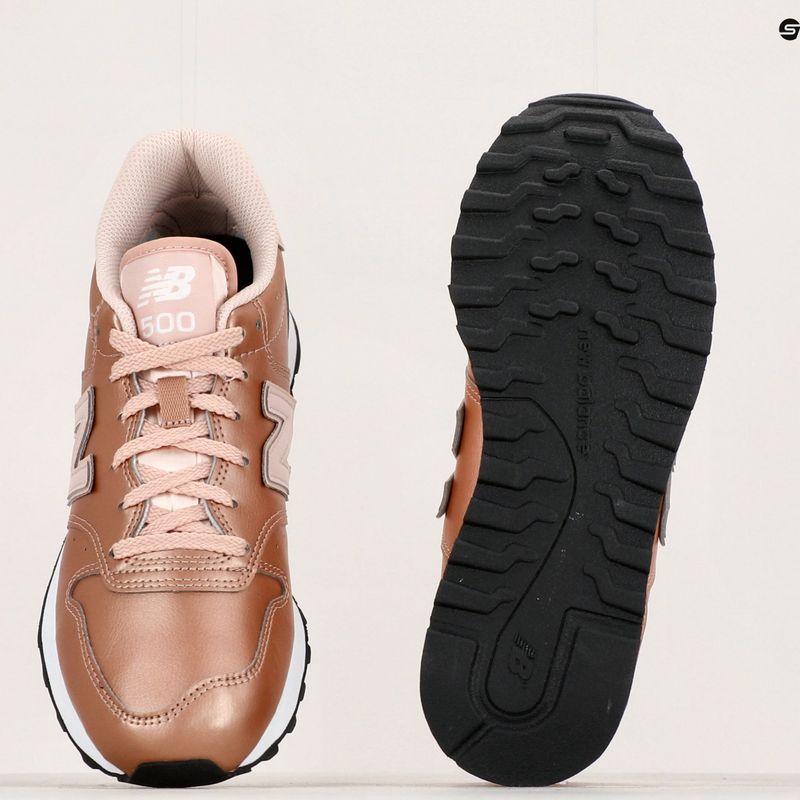 New Balance GW500V2 metallic rose women's shoes 13