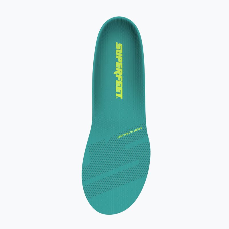 Shoe insoles Superfeet Sport Ultralight porcelain green 2