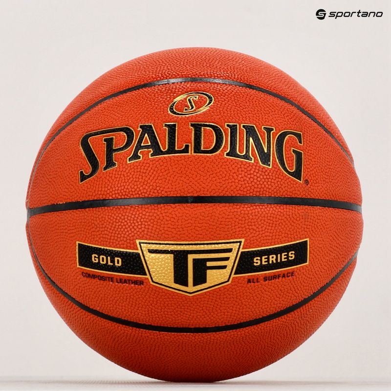 Spalding TF Gold basketball Sz7 76857Z size 7 5