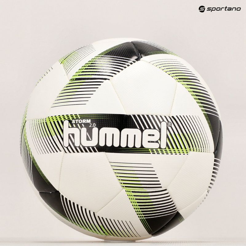 Hummel Storm 2.0 FB football white/black/green size 4 6