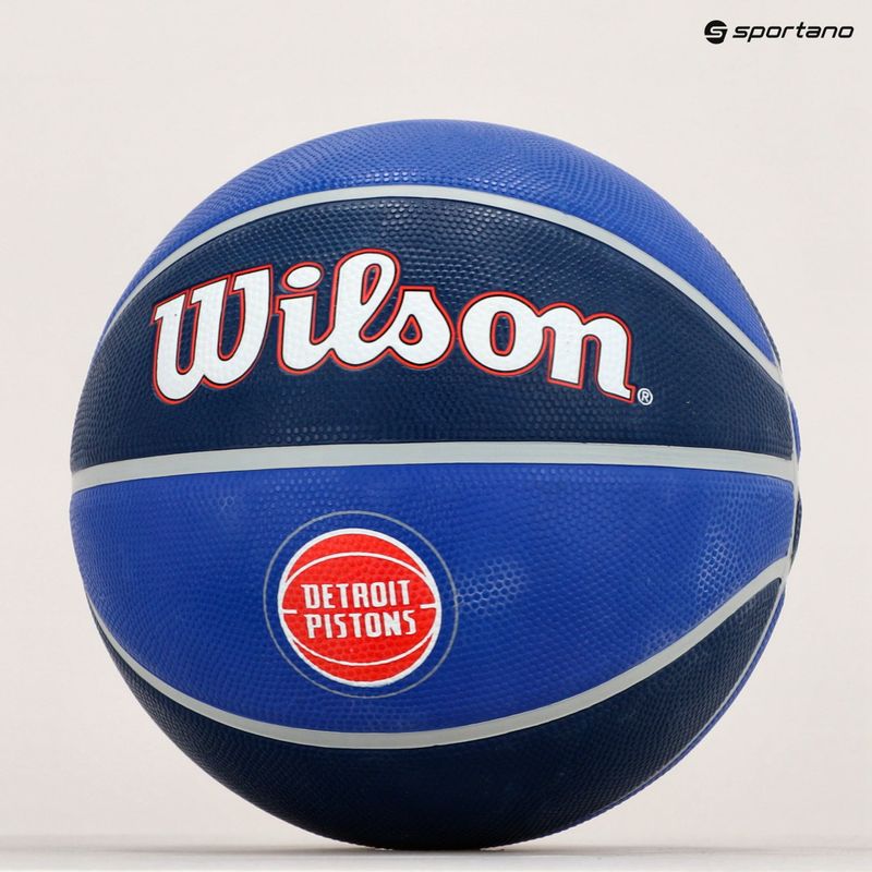 Wilson NBA Team Tribute Detroit Pistons basketball WTB1300XBDET size 7 6