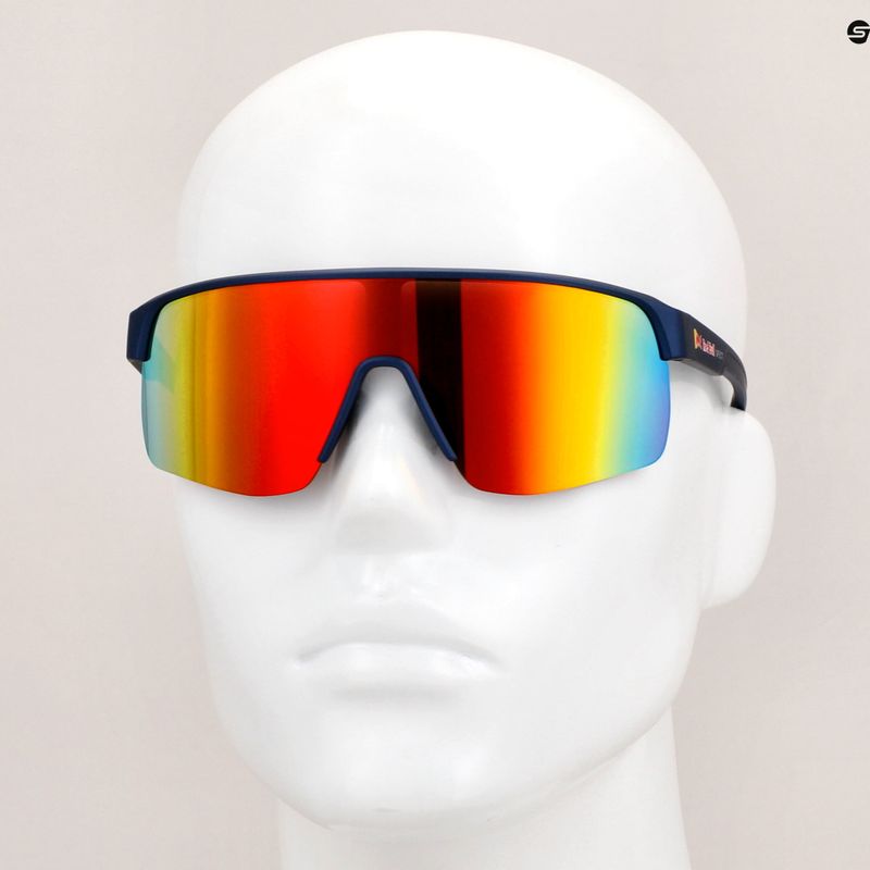 Red Bull Spect Dakota blue/red revo cycling glasses 8