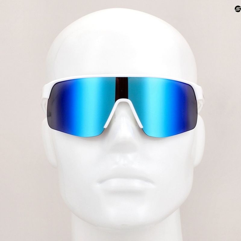 Red Bull Spect Dakota white/ice blue revo cycling glasses 8