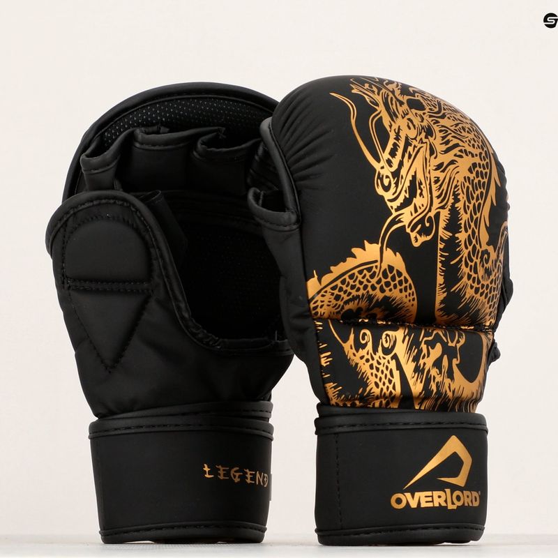 Overlord Legend MMA gloves black/gold 101004-BK_GO 6