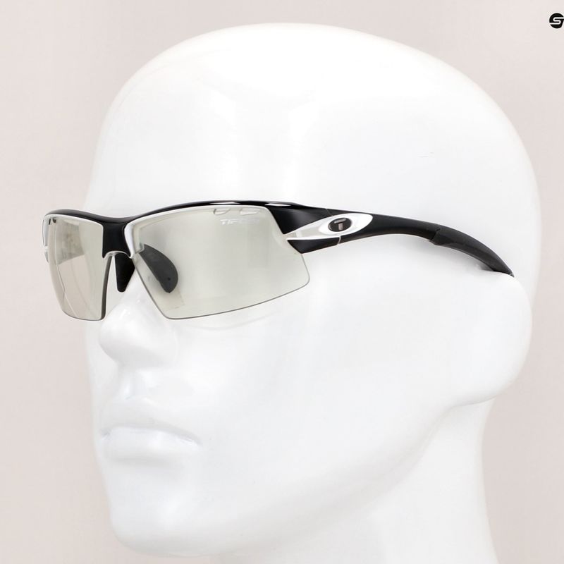 Tifosi Crit Fototec crystal black/light night photochromic cycling glasses 6