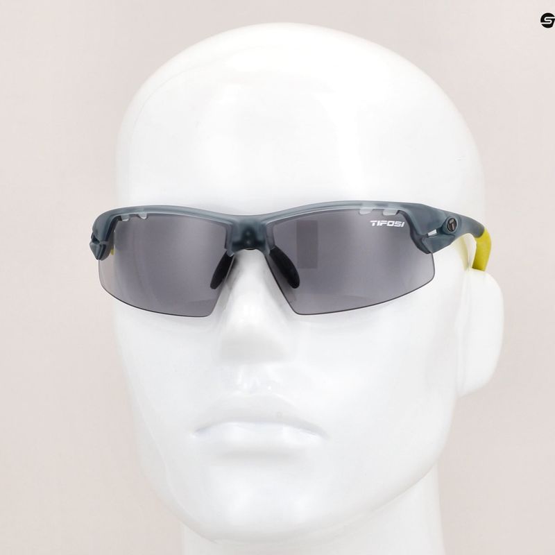 Tifosi Crit Fototec matte smoke/smoke photochromic cycling glasses 8