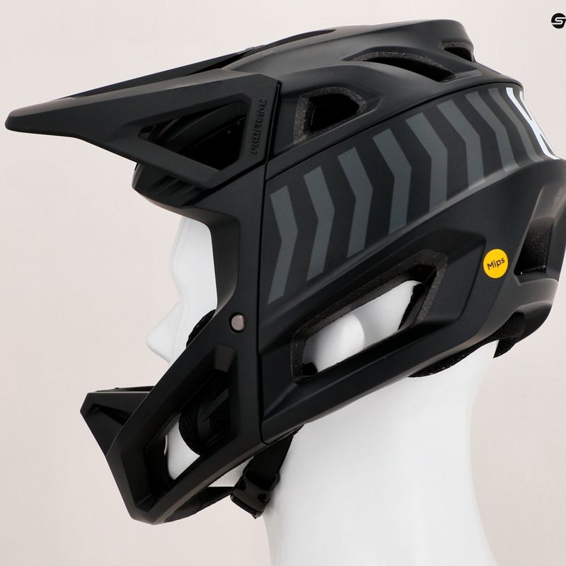 Fox Racing Proframe Nace Jr children's bike helmet black 9