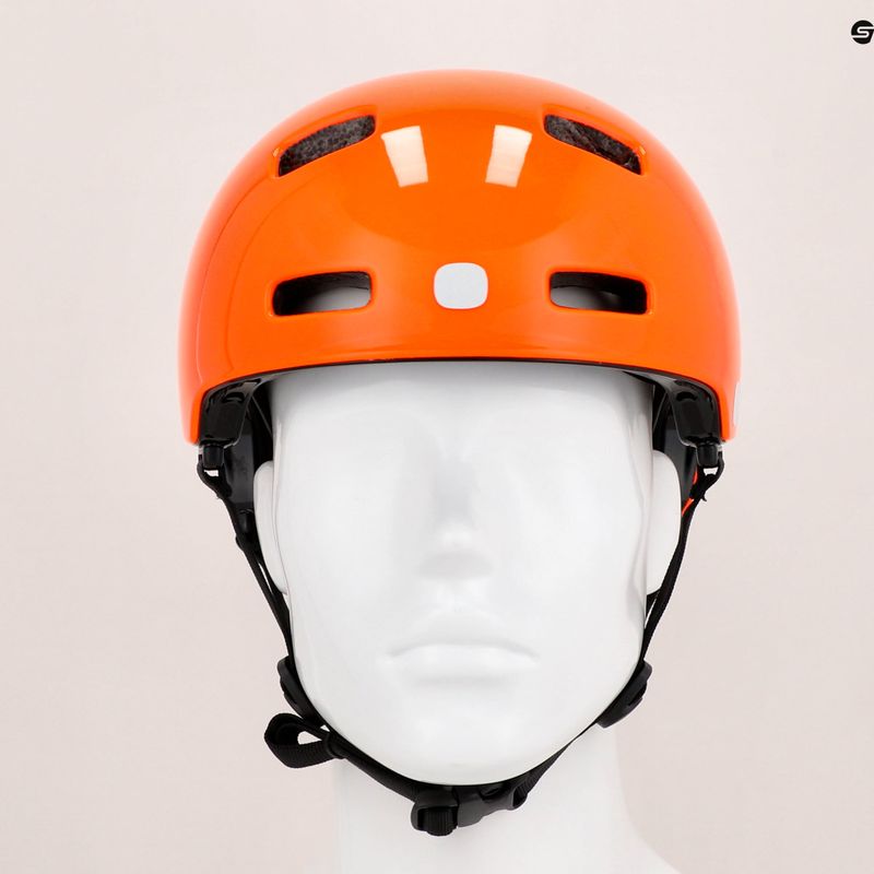 Children's bike helmet POC Pocito Crane MIPS fluorescent orange 9