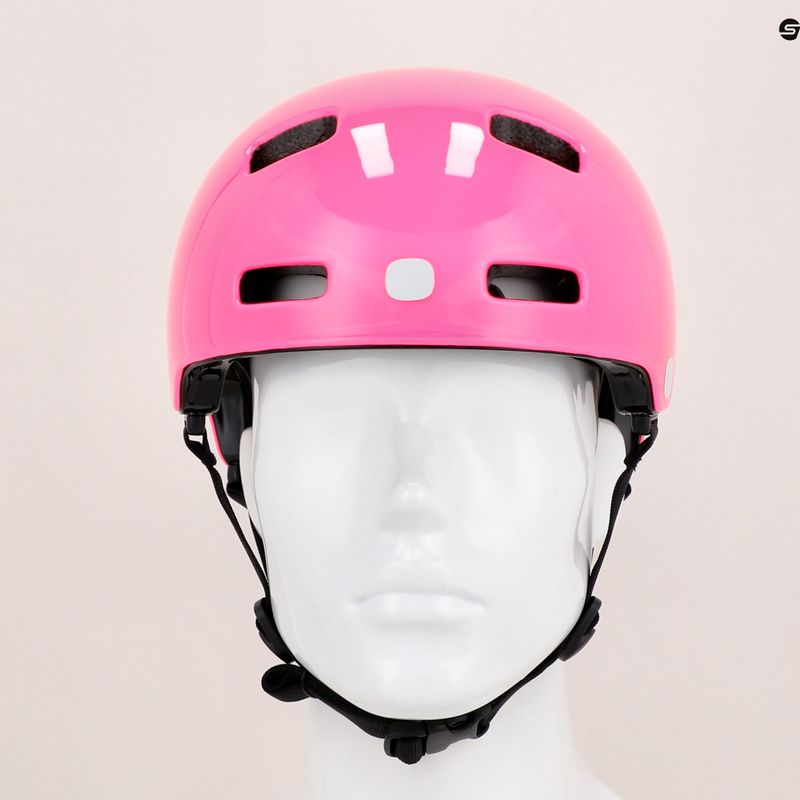 Children's bike helmet POC Pocito Crane MIPS fluorescent pink 9