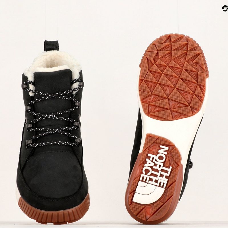 Women's trekking boots The North Face Sierra Mid Lace black/gardenia white 14