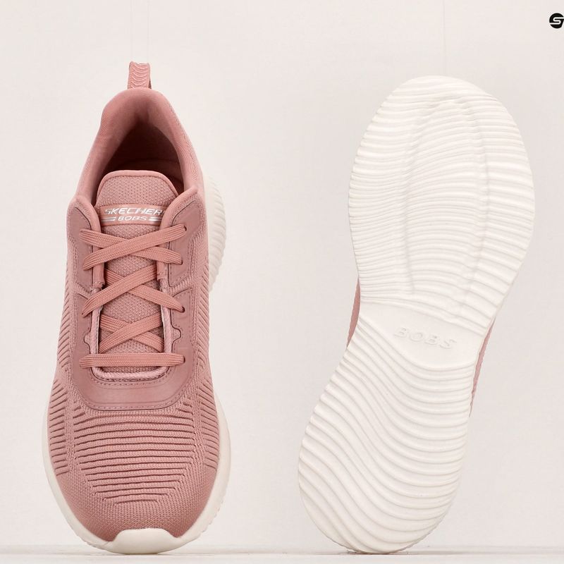 Women's SKECHERS Bobs Squad Tough Talk blush sneakers 13