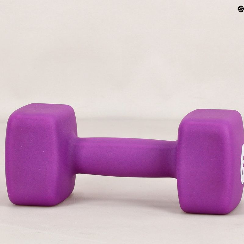 Neoprene dumbbell 10kg Pure2Improve purple P2I201460 6