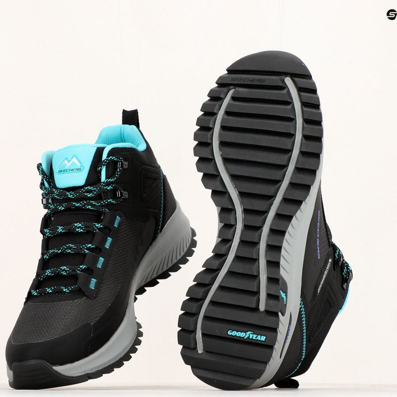 Women's trekking shoes SKECHERS Arch Fit Discover Elevation Gain black/blue 10