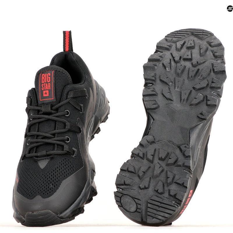 BIG STAR men's shoes KK174109 black 8