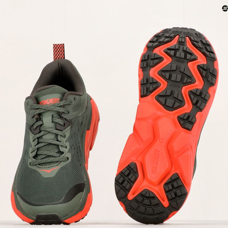 Men's running shoes HOKA Challenger ATR 6 thyme/fiesta 11