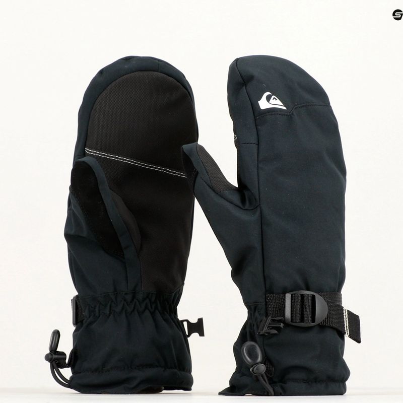 Men's Quiksilver Mission Mitt snowboard glove true black 10
