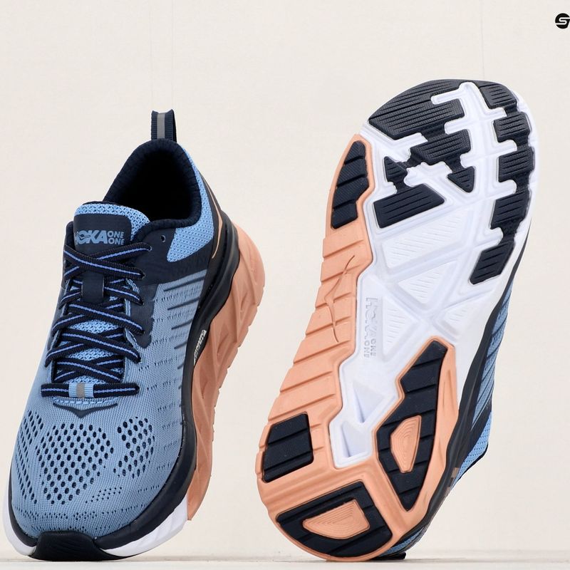 Women's running shoes HOKA Arahi 3 allure/mood indigo 11