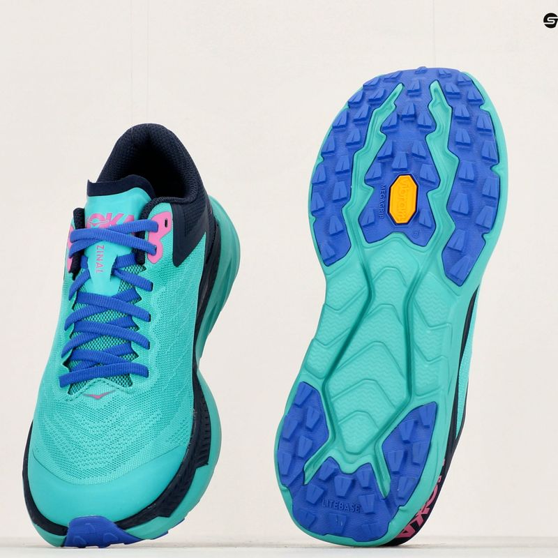 Women's running shoes HOKA Zinal atlantis/outer space 11
