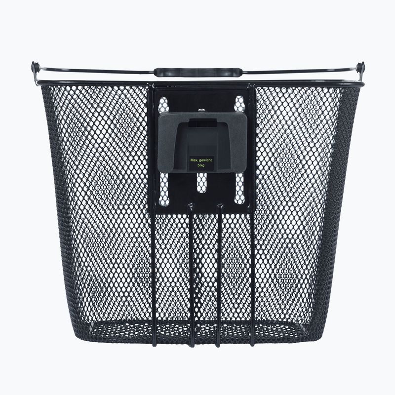 Basil Bilbao BE front bicycle basket + Baseasy Stem Holder black 3