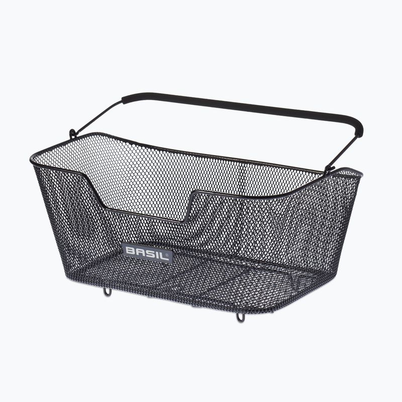 Rear bike basket Basil Base L black