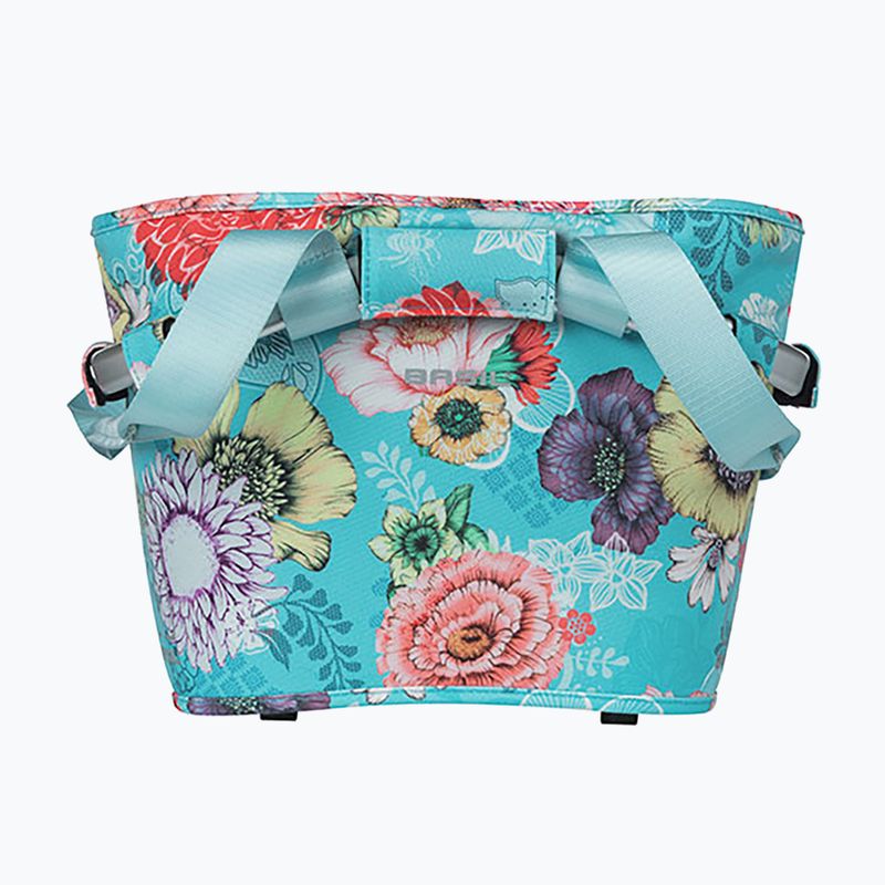 Basil Bloom Field Carry All Basket bike handlebar bag blue 5