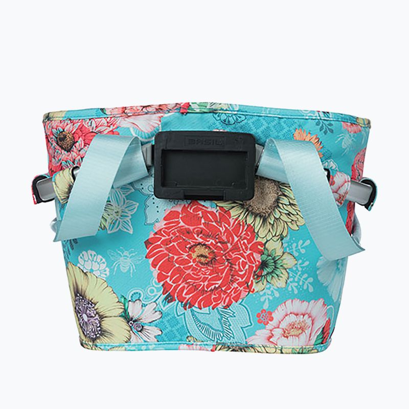Basil Bloom Field Carry All Basket bike handlebar bag blue 6