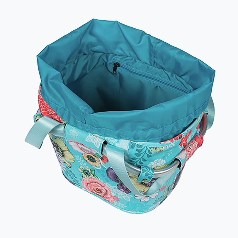 Basil Bloom Field Carry All Basket bike handlebar bag blue 7