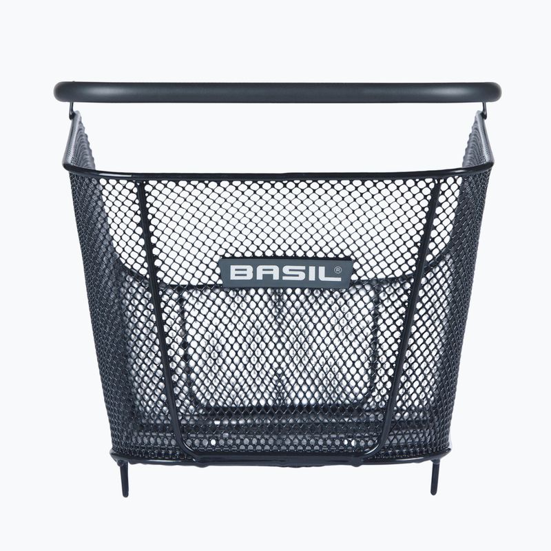 Rear bicycle basket Basil Icon M Multisystem NX black 2