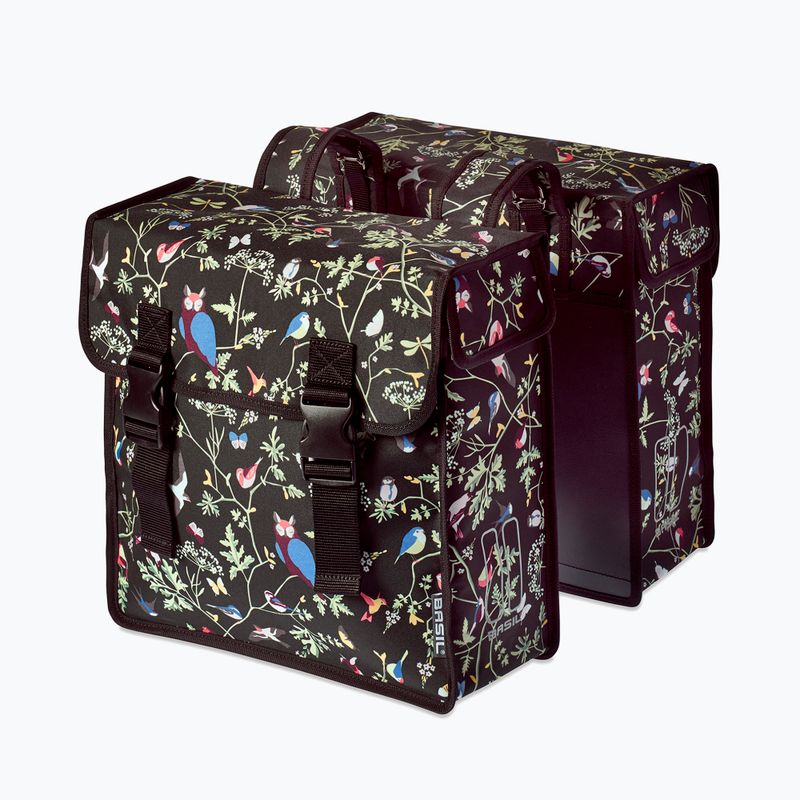 Basil Wanderlust Double Bag 35 l charcoal bicycle pannier