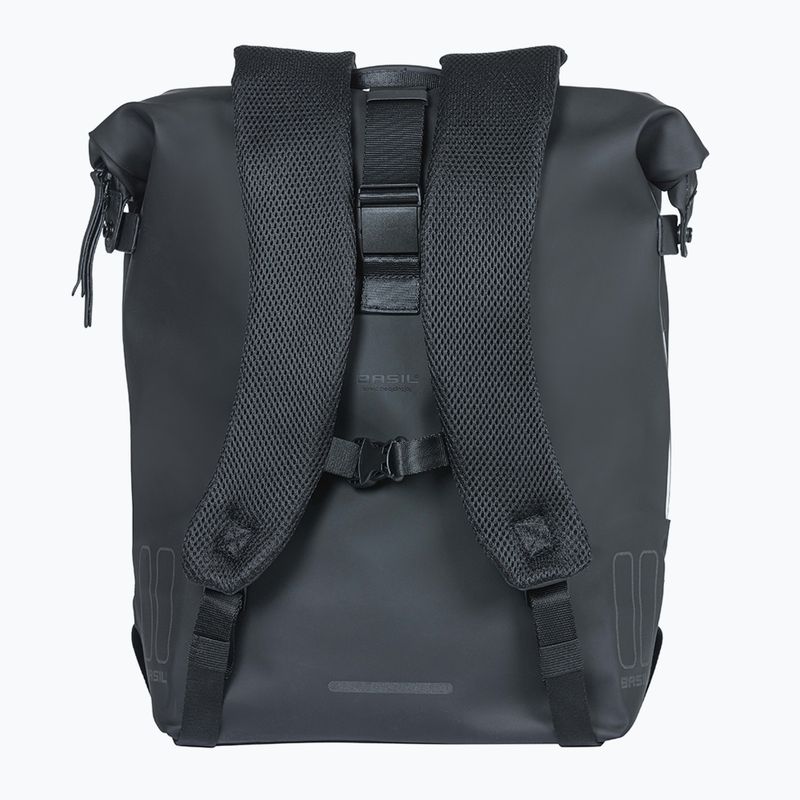 Basil Soho Nordlicht 17 l bike rack backpack black 6