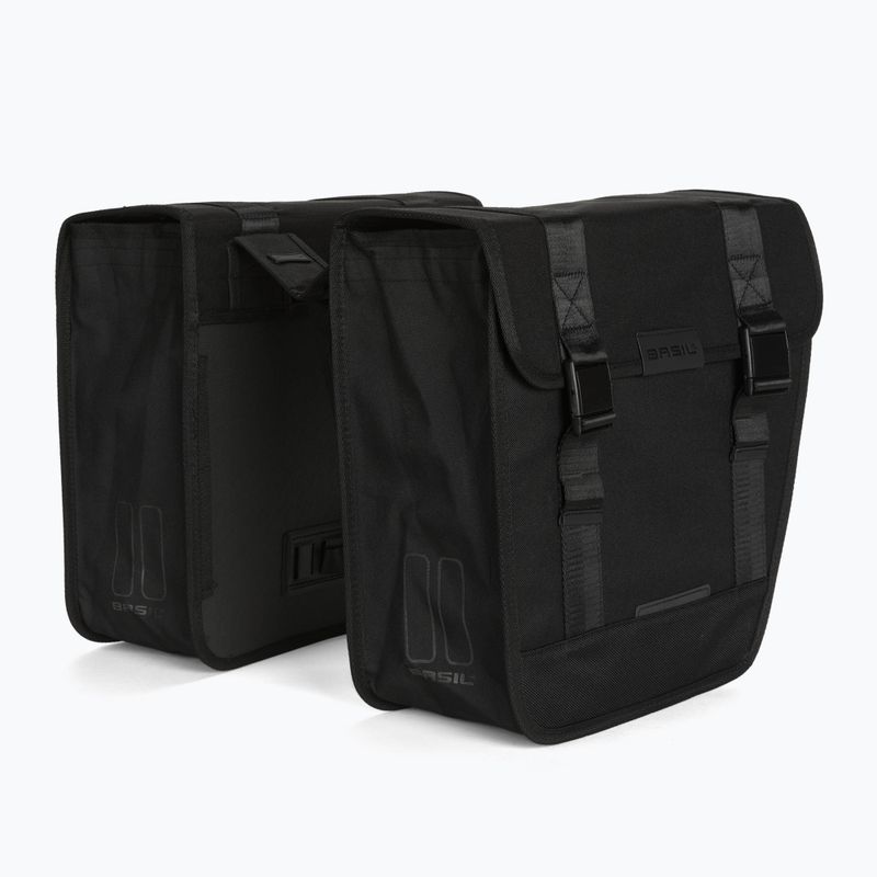 Basil Tour Double Bike Bag black B-18188